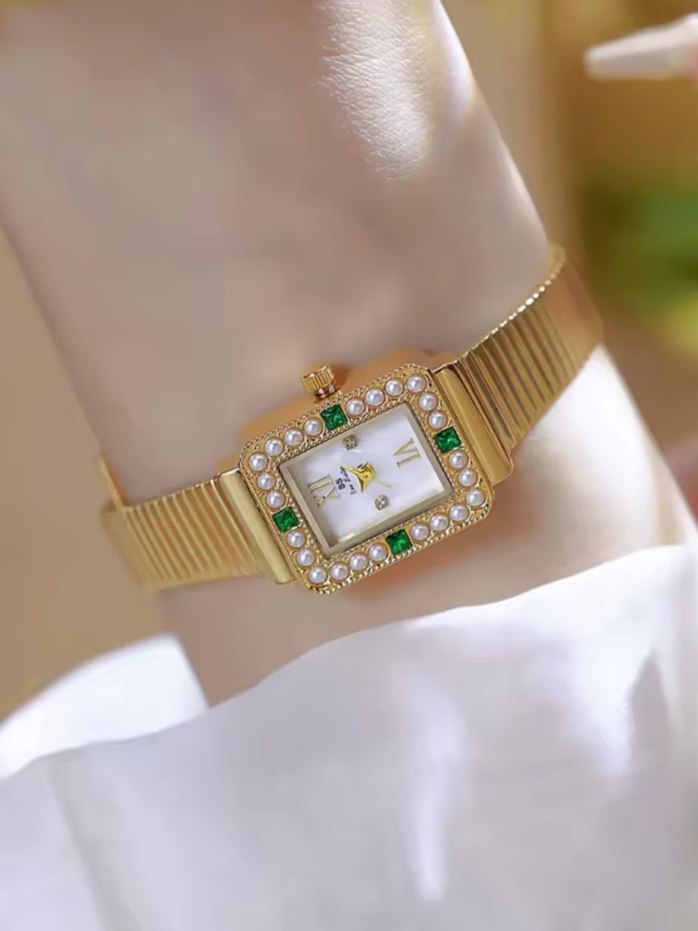Women's Watches Solid Steel Strip Bamboo Steel Strip